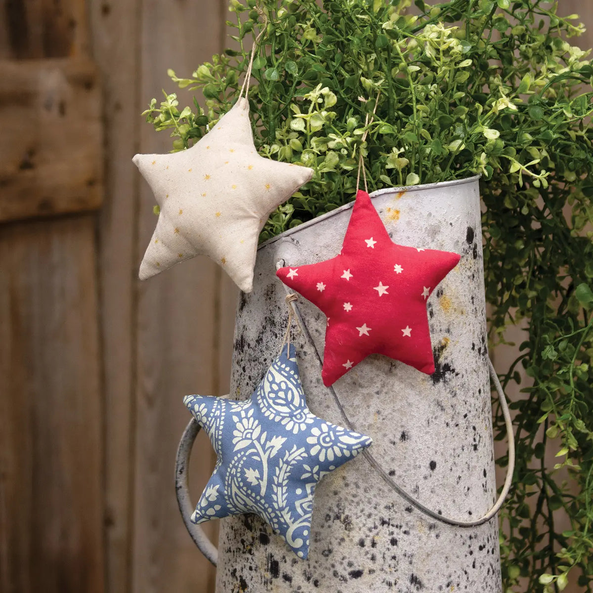 3/Set Americana Star Ornaments