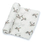 Baby Muslin Swaddle Blanket-Mallard Duck