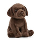 Chocolate Labrador Puppy Plush