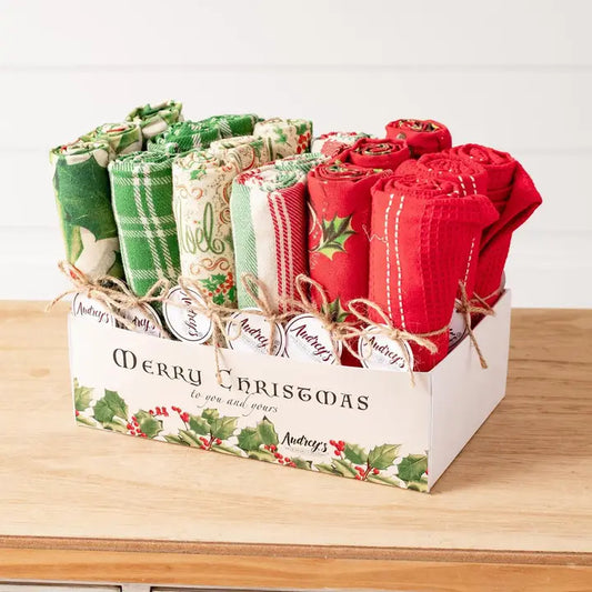 Tea Towels - Assorted Vintage Christmas