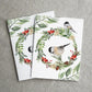 Winter Chickadee, Christmas Bird Holiday Cards