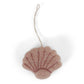 Clam ornament-dusty rose
