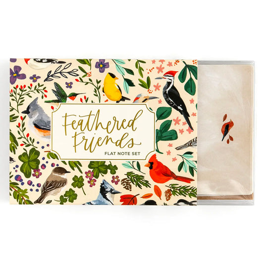 Feathered Friends Birds Flat Note Set
