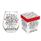 Christmas Vacation Wine Glass Stemless