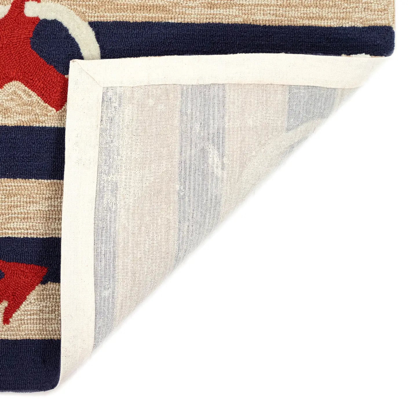 Front porch Anchor Indoor/Outdoor Rug 1'8"x2"6"