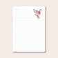 Hummingbird Desk Notepad