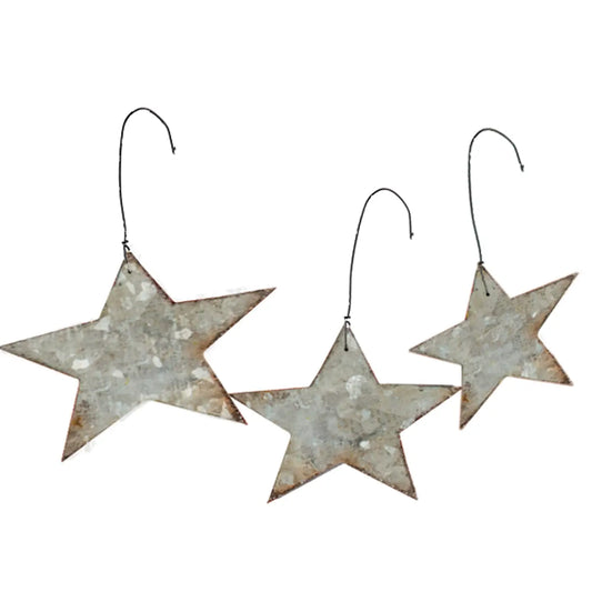 Galvanized Star Ornament