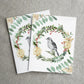 Happy Holiday Card, Christmas Winter Bird, Greeney