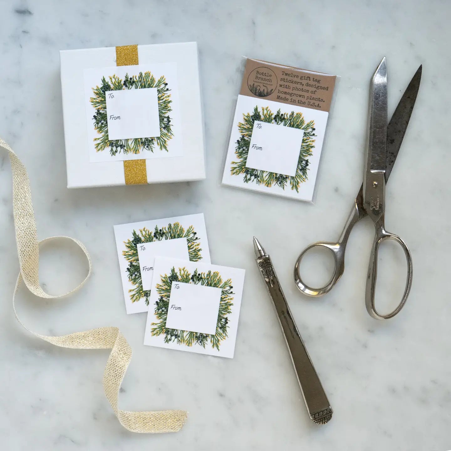 Sticker Gift Tags - Juniper and Cedar