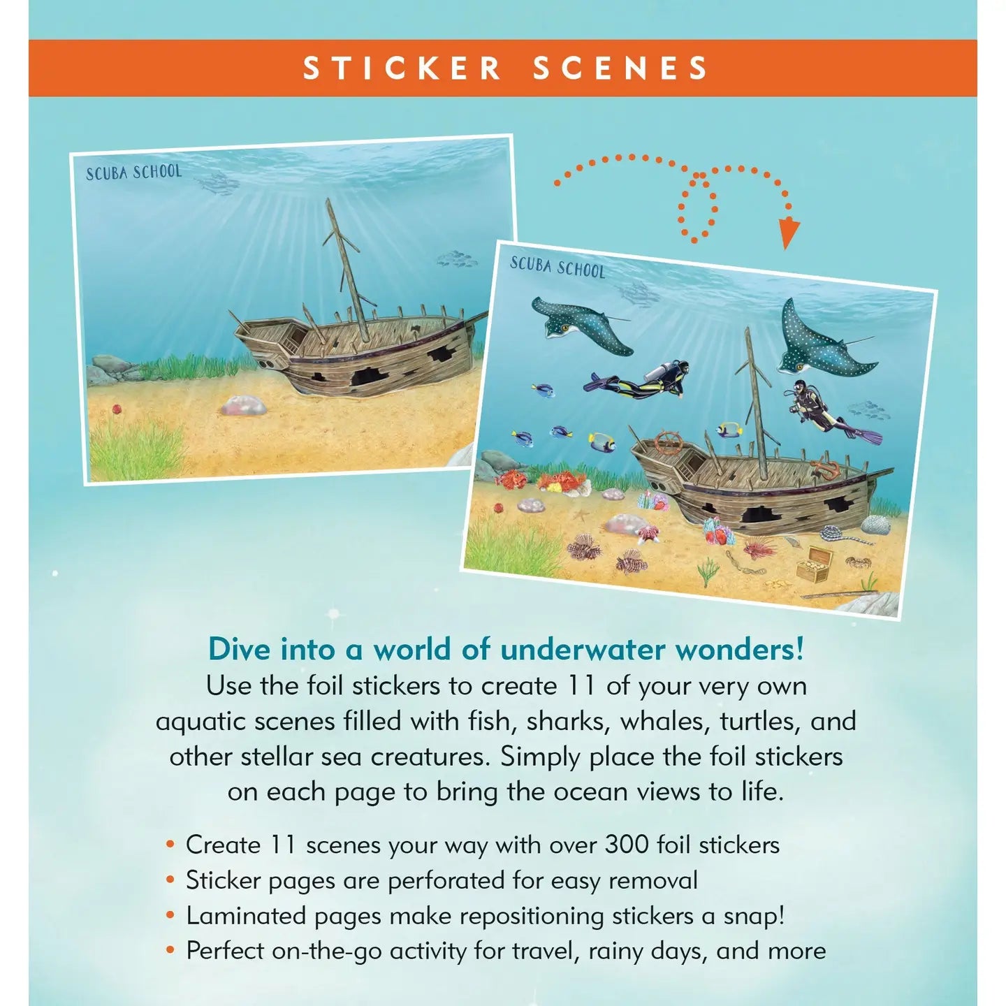 Under the Sea-sticker scenes