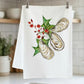 Oyster Mistletoe Kitchen Towel
