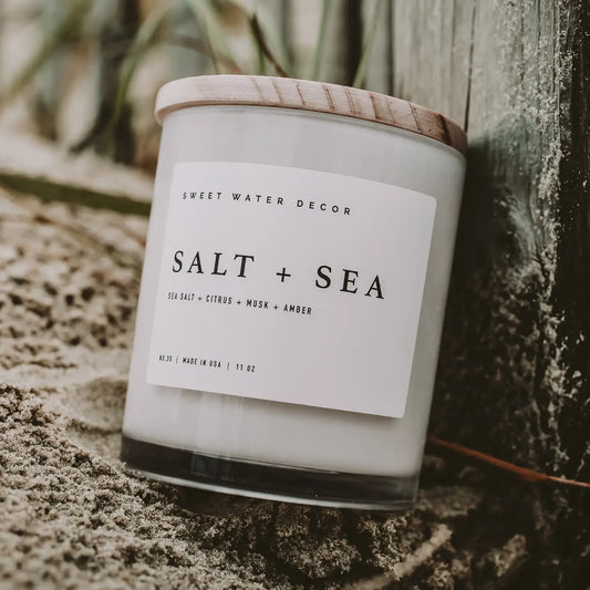 Candle, Salt & Sea 11 oz Soy