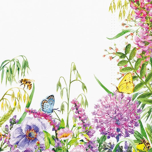 Large Wildflowers napkins
