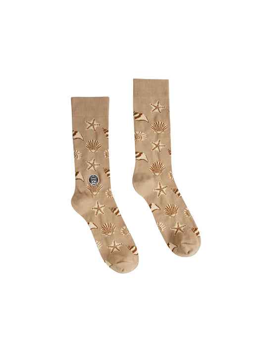 Socks, Seashell One Size Fits All