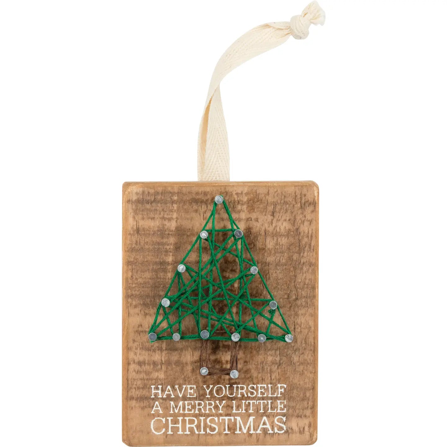 Merry Little String Art Ornament