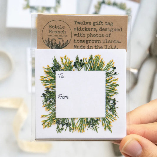 Sticker Gift Tags - Juniper and Cedar