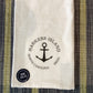 Anchor Harkers Island, NC 28531 Tea Towel