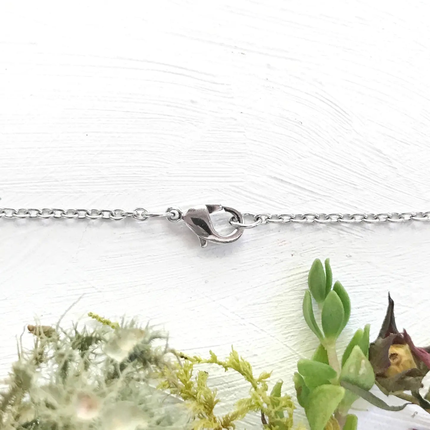 Chickadee Silver Necklace 18"