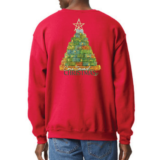 Core Sound Christmas, Crew Sweat, Red