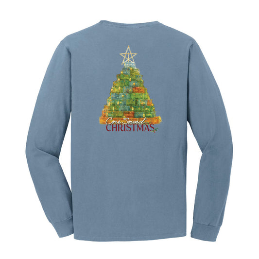 Core Sound Christmas, LS Tee Denim
