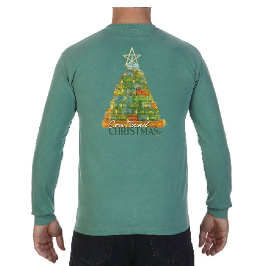 Core Sound Christmas, Long Sleeve Tee, Lt Green