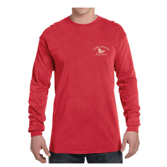 Core Sound Christmas, LS Tee, Red