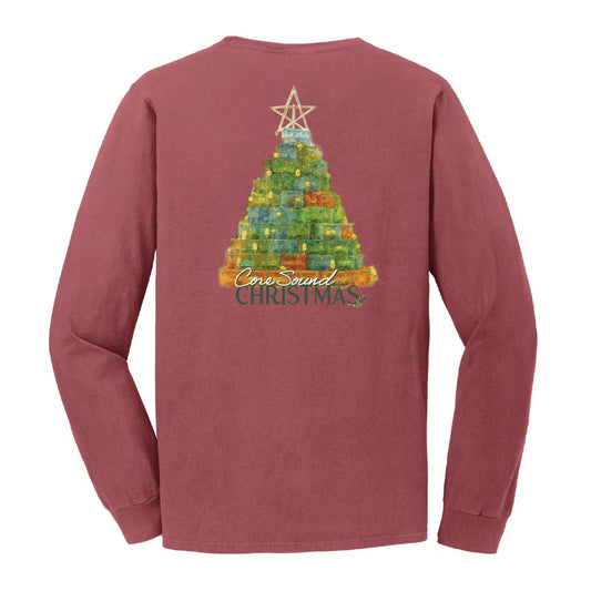 Core Sound Christmas, LS Tee Red Rock