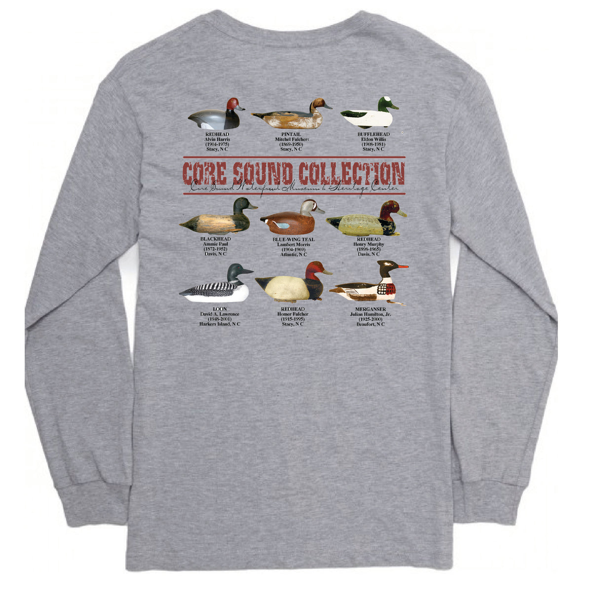 Core Sound Decoy Collection Ash LS Tee with Pocket