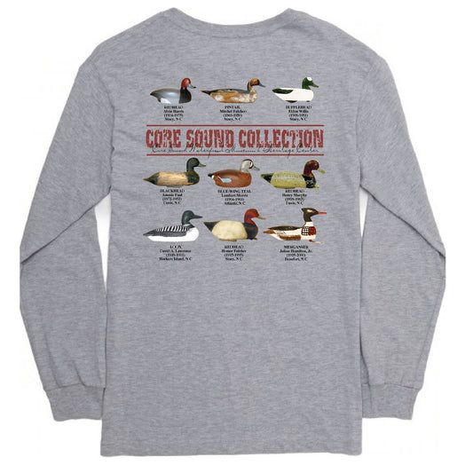 Core Sound Decoy Collection Ash LS Tee with Pocket