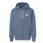 DE Map Hoodie Sweatshirt, Blue Jean