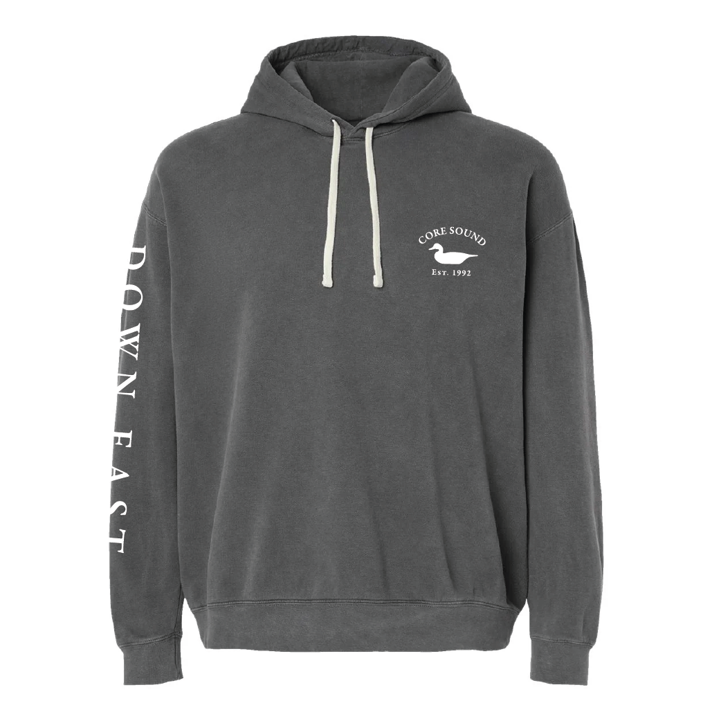 DE Map Hoodie Sweatshirt, Pepper