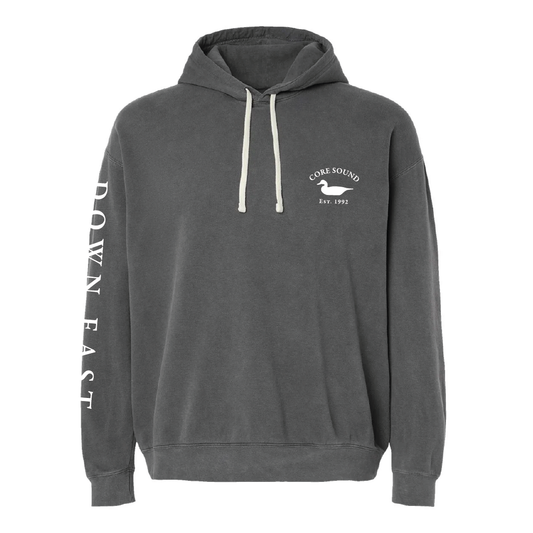 DE Map Hoodie Sweatshirt, Pepper