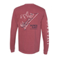 DE Map LS Tee Shirts, Brick