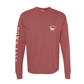 DE Map LS Tee Shirts, Brick