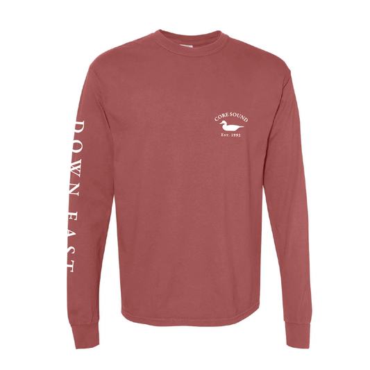 DE Map LS Tee Shirts, Brick