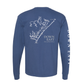 DE Map LS Tee Shirts, China Blue