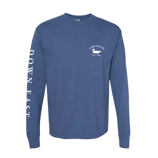 DE Map LS Tee Shirts, China Blue