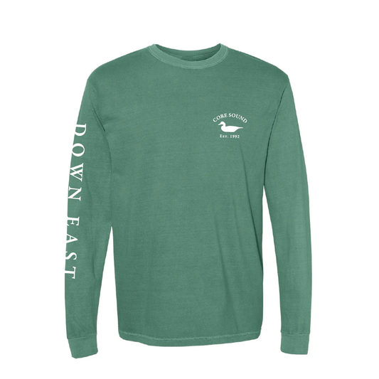 DE Map LS Tee Shirts, Light Green