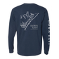 DE Map LS Tee Shirts, True Navy
