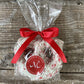 2 Pc White Chocolate Covered Pretzels - Peppermint
