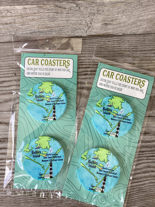 Cape Lookout Car Coasters