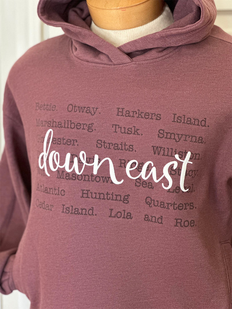 Down East "Community" Hoodie Mauve