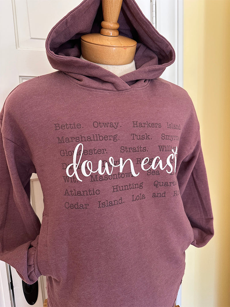 Down East "Community" Hoodie Mauve