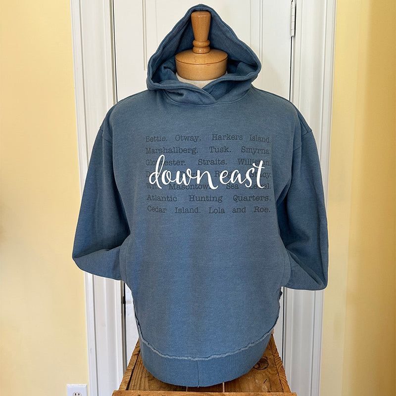 Down East "Community" Hoodie Bluestone