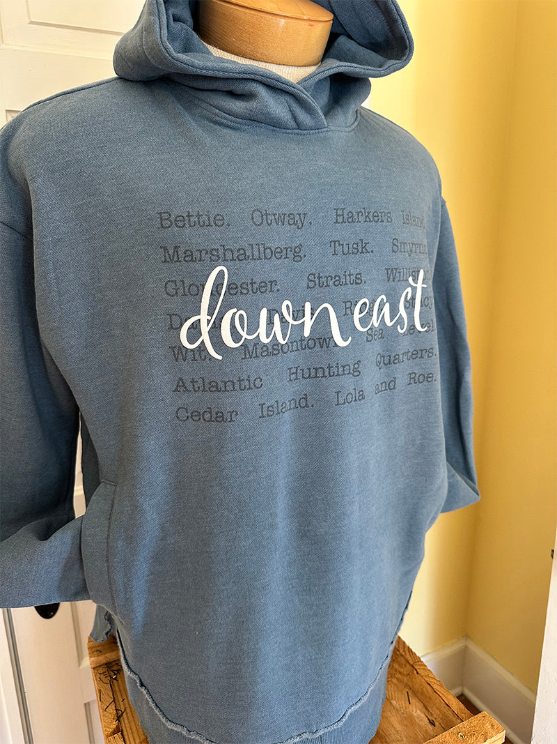 Down East "Community" Hoodie Bluestone