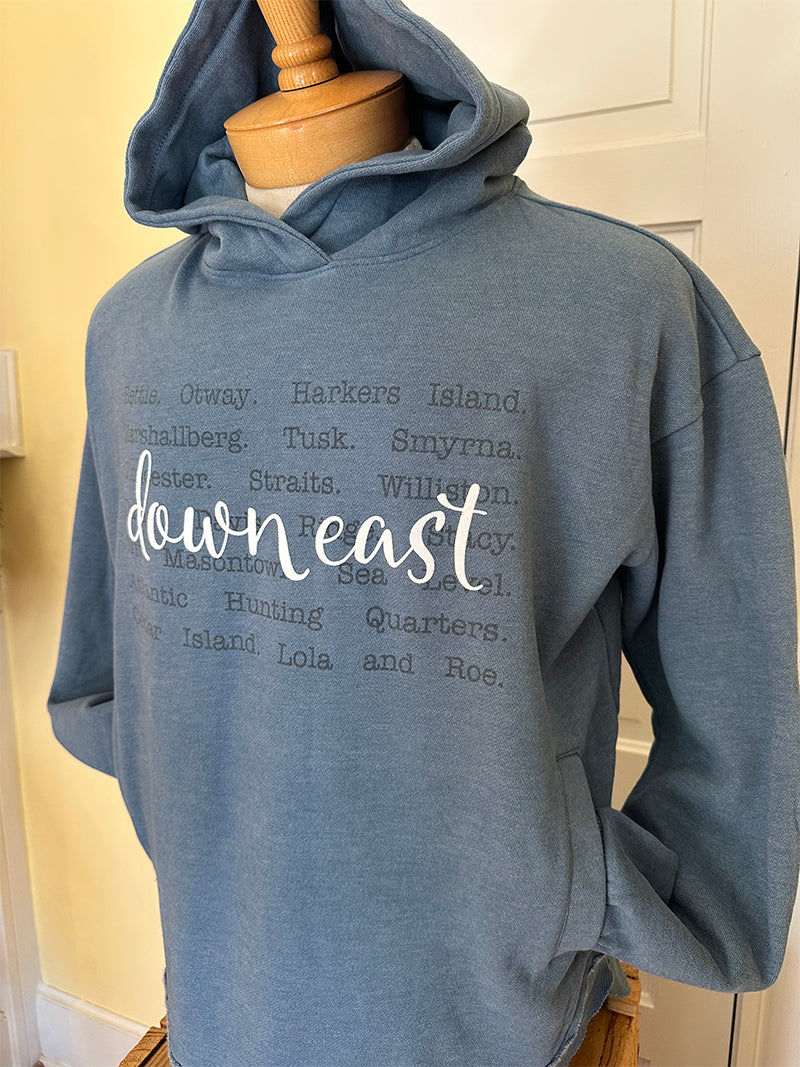 Down East "Community" Hoodie Bluestone