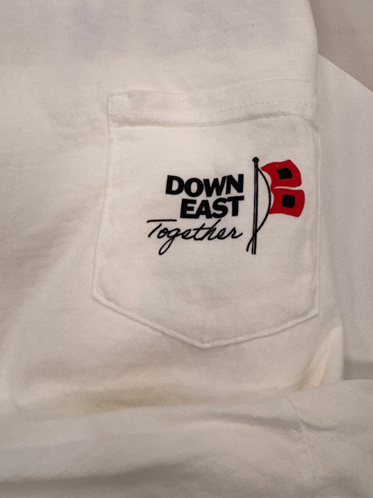 Down East Together, Mommicked - White w/Pocket
