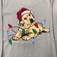 Christmas Yellow Lab Graphic Tee Shirt