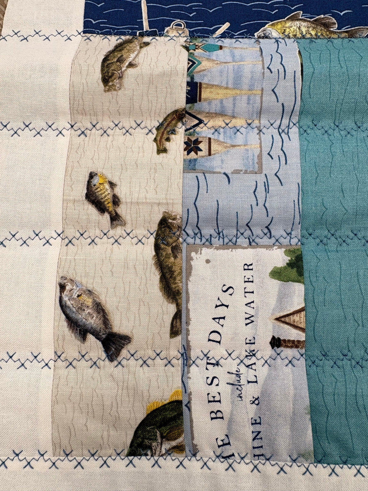 Quilted Table Runner by B. Willis