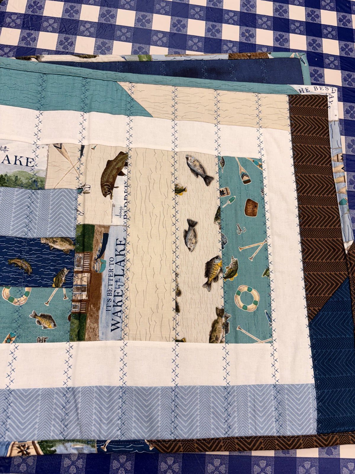 Quilted Table Runner by B. Willis
